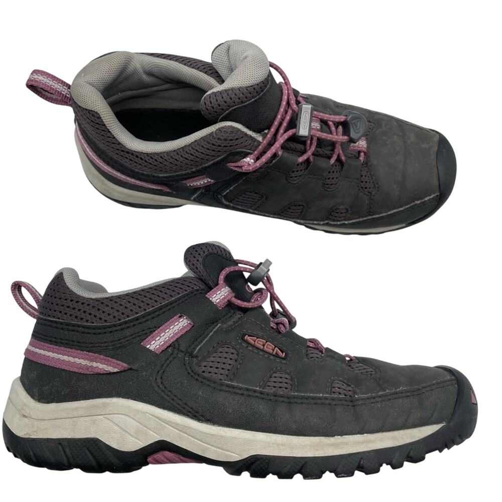Keen Grey & Purple Hiking Outdoors Shoes Womens 36 Sneakers Comfort Flats